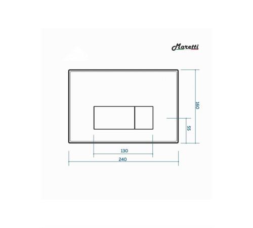 Комплект Maretti 3 в 1: унитаз CA10PBM29-844, инсталляция AC11P5211, кнопка AC12UM-740