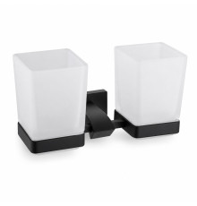 Стакан для ванной двойной GAPPO G0708-6, черный