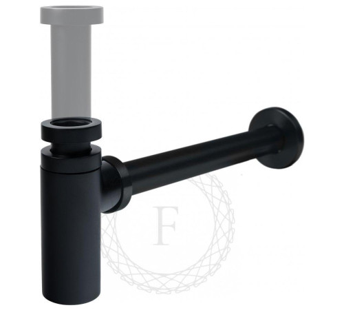Сифон для раковины FILARETE FL70BL, черный