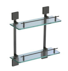 Полка стеклянная Savol S-06522H, черный