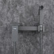 Гигиенический душ со смесителем FRAP F7504-9, оружейная сталь