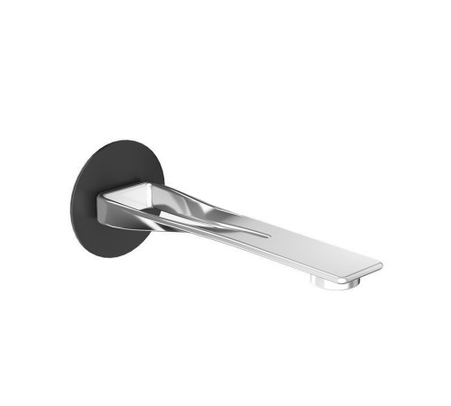 Излив Webert One-B AC1039441, черный/сталь
