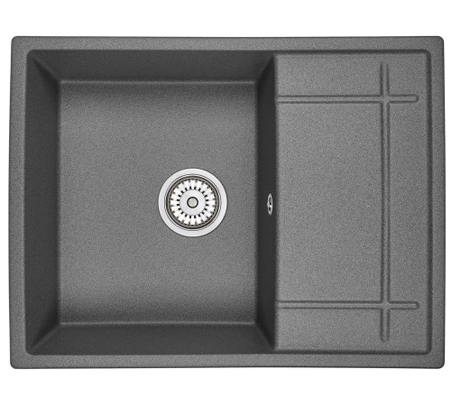 Кухонная мойка Granula 6501, ГРАФИТ