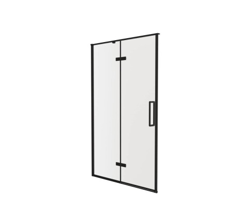 Душевая дверь в нишу Knotlor HDIP120CG0BL 120х200, черный