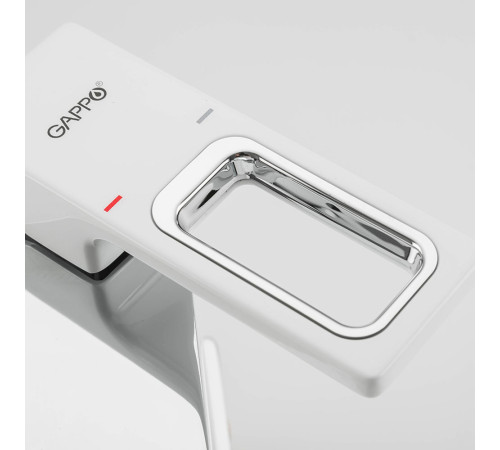 Смеситель для биде GAPPO G5017-8, белый/хром