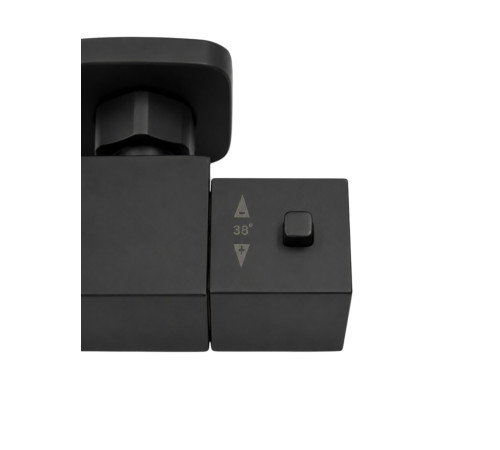 Душевая система с термостатом Webert Pegaso PE980507560METAL, черный