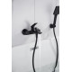 Смеситель для ванны Knotlor KN-71/BL, черный