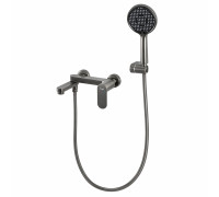 Смеситель для ванны FRAP F3285-9, оружейная сталь
