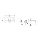 Смеситель для ванны Fmark FS8202Q, графит