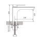 Смеситель для раковины Raffine F0185, хром