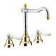 Смеситель для раковины Fiore COLONIALE SKY (SWAROVSKI®) 03CO0637, хром/золото