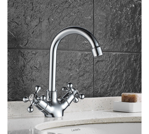 Смеситель для раковины WesnaArt RASSVET RAS02-230, хром