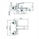 Смеситель для ванны Maretti Турин-ГМ TR22RF323, графит