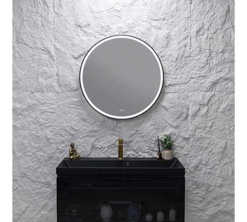 Зеркало Silver Mirrors Делуна/Deluna D700 2.2 (TX, алюм. профиль, цвет черный,подогрев, сенсорный выключатель)