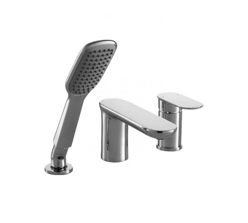 Смеситель на борт ванны Bravat Gina F565104C-2-ENG, хром