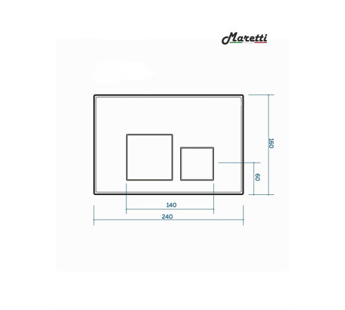Комплект Maretti 3 в 1: унитаз CA10PBM29-844, инсталляция AC11P5211, кнопка AC12KA-740