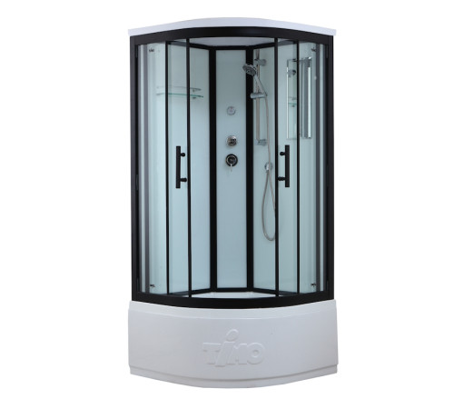 Душевая кабина Timo Standart Black T-6690B, 90x90x220