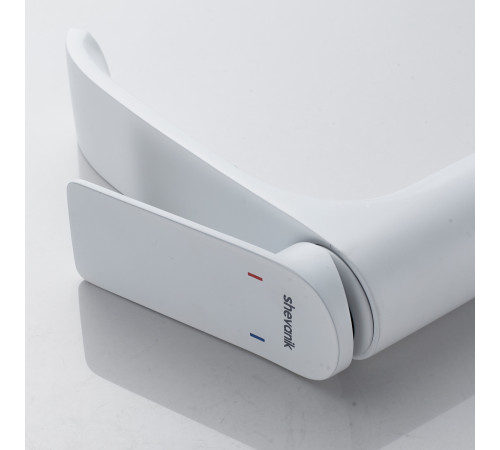 Смеситель для раковины высокий Shevanik S4111C, белый