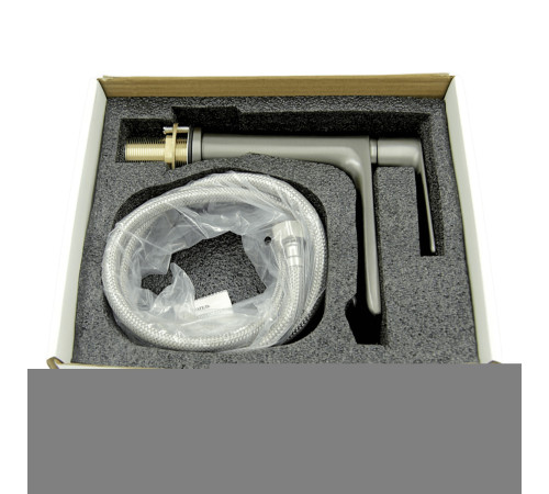 Смеситель для раковины Maretti Ритта-ГМ RIGM32RF505, оружейная сталь