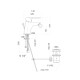Смеситель для биде Webert Sax Evolution SE840102740, белый