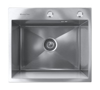 Кухонная мойка Ulgran  Steel 500x450, брашированная сталь