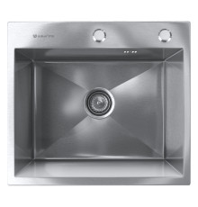 Кухонная мойка Ulgran  Steel 500x450, брашированная сталь