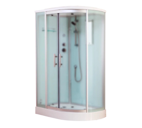 Душевая кабина Timo Standart Silver Fabric T-6602SLF, 120x85x220