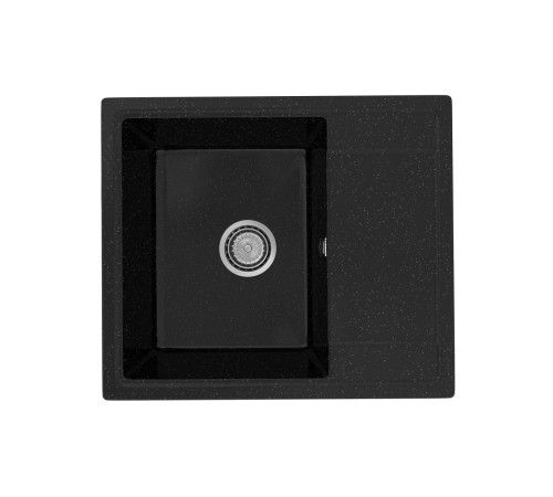 Кухонная мойка Practik PR-M-575-004 (без сифона), черный оникс