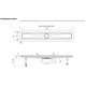 Душевой лоток TIMO Drain System DS230106/03, черный