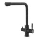 Смеситель для кухни с подключением фильтра Esko Kitchen GR 05 B/K05B, черный