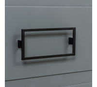 Комплект ручек La Fenice Cubo Nero черный 80 мм., два ящика
