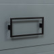 Комплект ручек La Fenice Cubo Nero черный 80 мм., два ящика