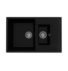 Кухонная мойка Ulgran Quartz Prima 780 1,5K-07, уголь