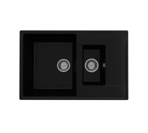 Кухонная мойка Ulgran Quartz Prima 780 1,5K-07, уголь