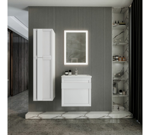 Комплект мебели для ванной Бриклаер БЕРЛИН 60BB, белый