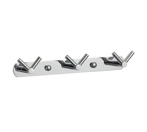 Планка с крючками Savol S-007223, хром