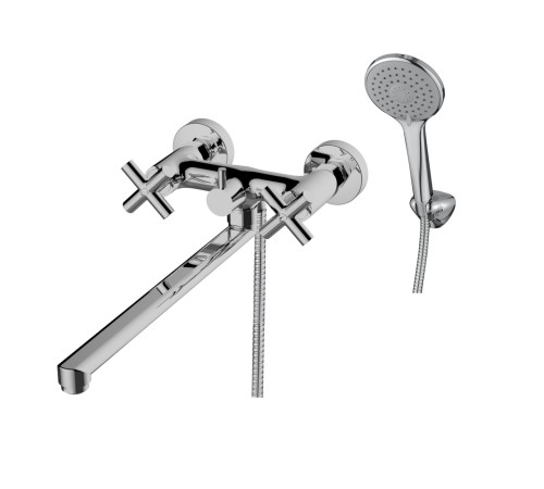 Смеситель для ванны BRAVAT F6803934CP-B-SW, хром