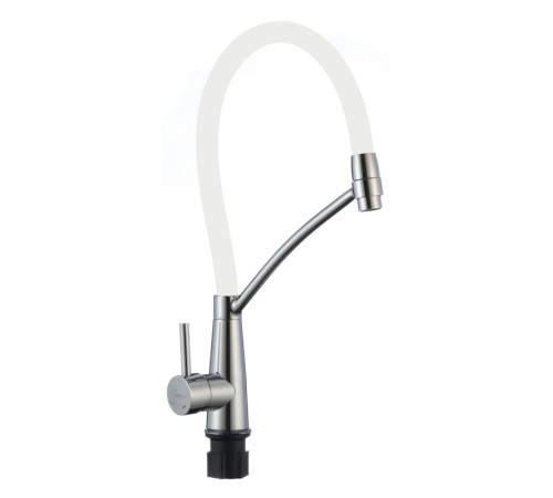 Смеситель для кухни с гибким изливом Fmark FS8255A-02, хром