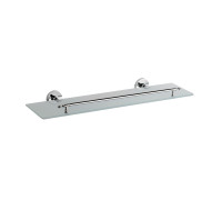 Полка стеклянная D-Lin D260100, хром