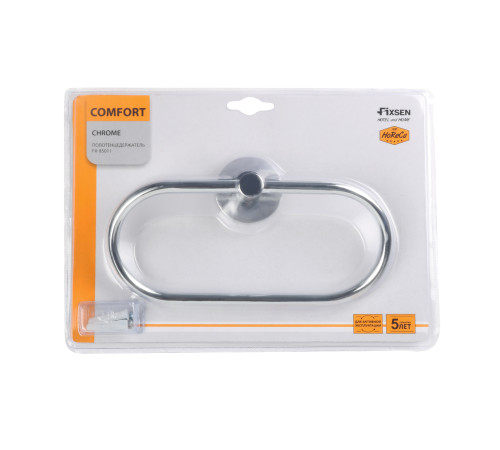 Кольцо для полотенец FIXSEN COMFORT CHROME FX-85011, хром