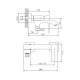 Смеситель для ванны BELZ B60507-5, золото