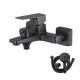 Смеситель для ванны WesnaArt NARCIS NAR06-310BL-25201, черный