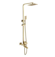 Душевая система Fmark FS8145C, матовое золото