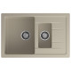 Кухонная мойка GranFest QUADRO 775KL, топаз