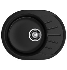 Кухонная мойка GranFest RONDO 580L, черный