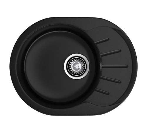 Кухонная мойка GranFest RONDO 580L, черный
