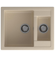 Кухонная мойка GranFest QUADRO 610K, кашемир