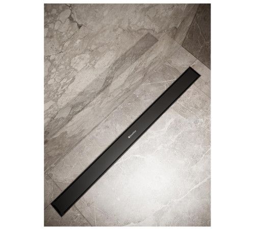 Душевой трап линейный Knotlor SDRW0700BL, матовый черный