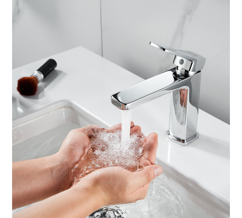 Смеситель для раковины Raffine F0199, хром