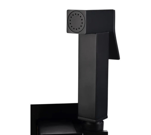 Гигиенический душ со смесителем встраиваемый FILARETE Fing FL101BL, черный